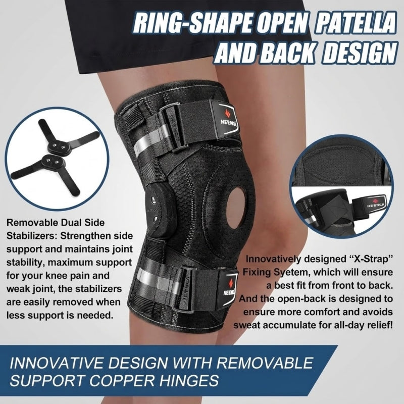 NEENCA Professional Knee Brace for Hinged Knee Sup