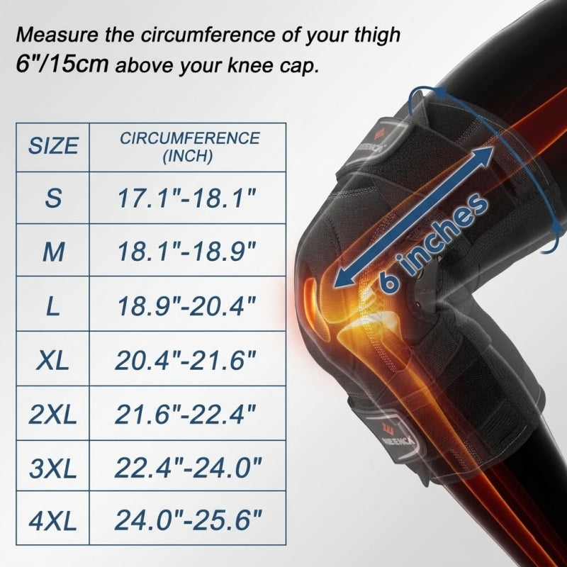 NEENCA Professional Knee Brace for Hinged Knee Sup